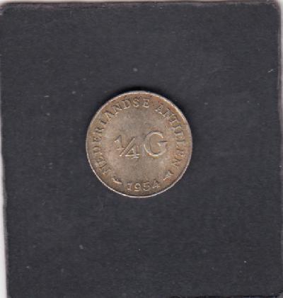 Beschrijving: 1/4 Gulden 